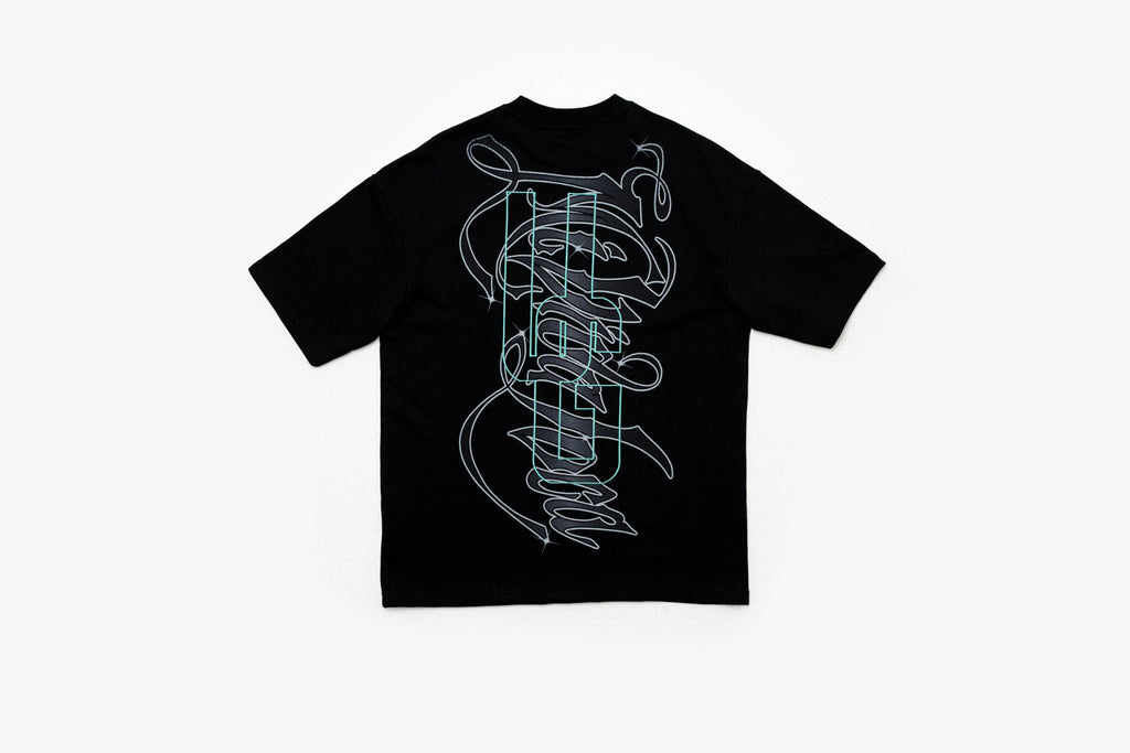 MI VIDA LOCA TEE (BLACK/TIFFANY)