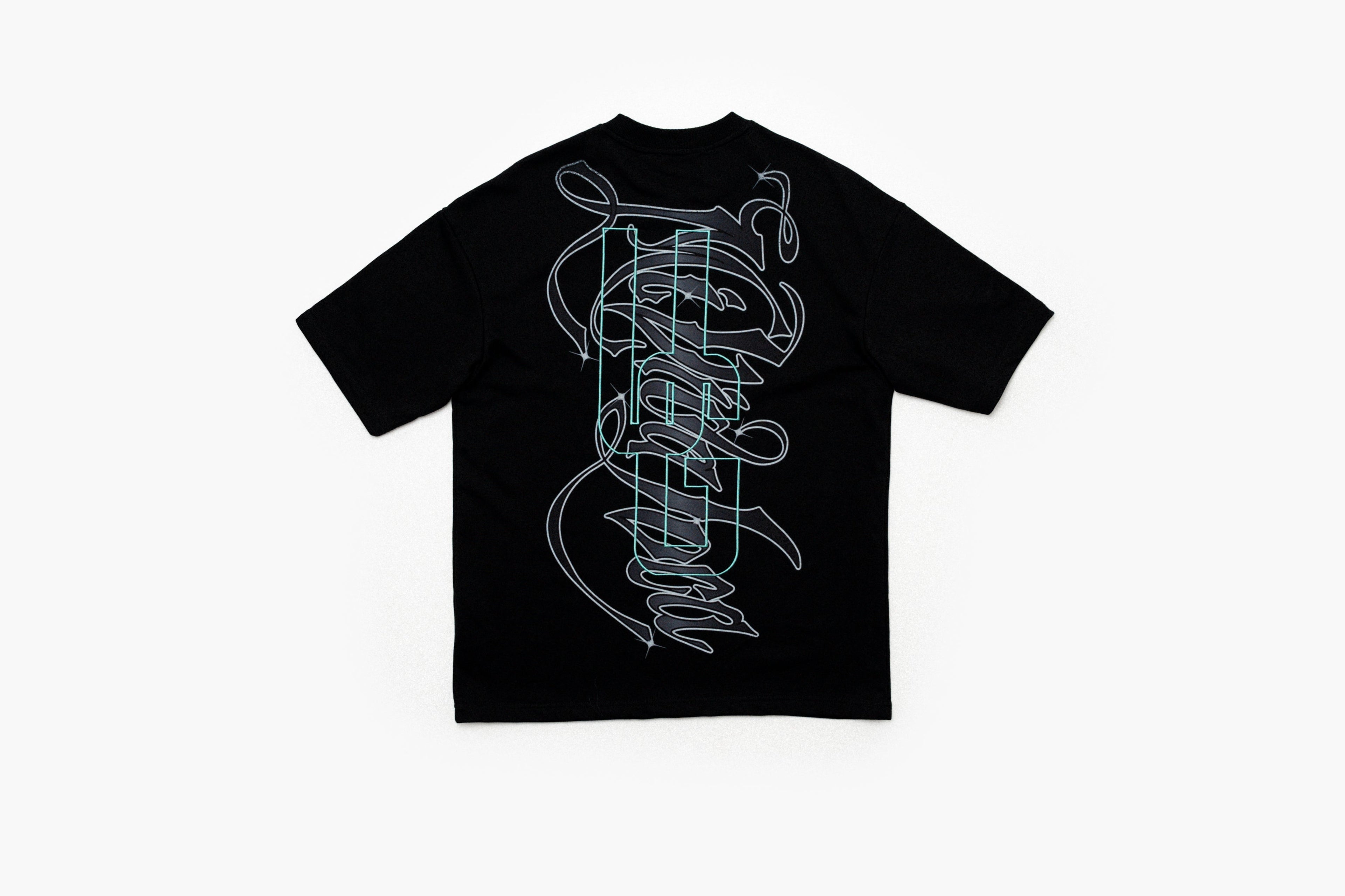 MI VIDA LOCA TEE (BLACK/TIFFANY)