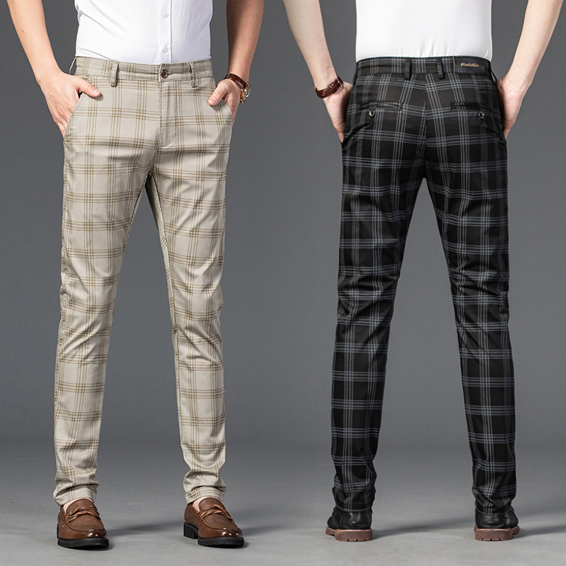 Hudson Checkered Trousers